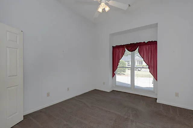 a view of an empty room