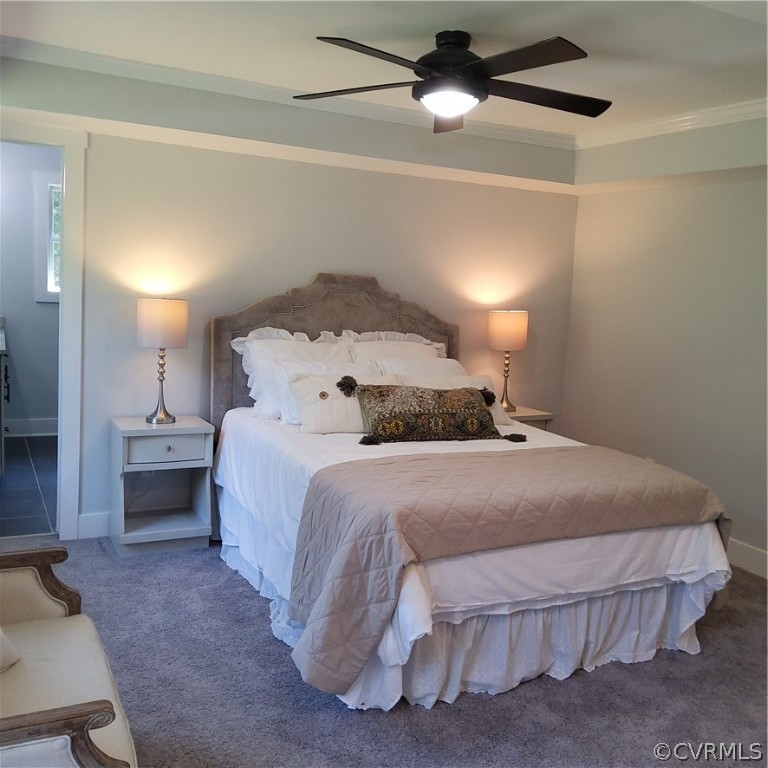1793 Maidens Road Maidens, VA 23102 - Photo 17 of 40 a bedroom with a bed and a night stand