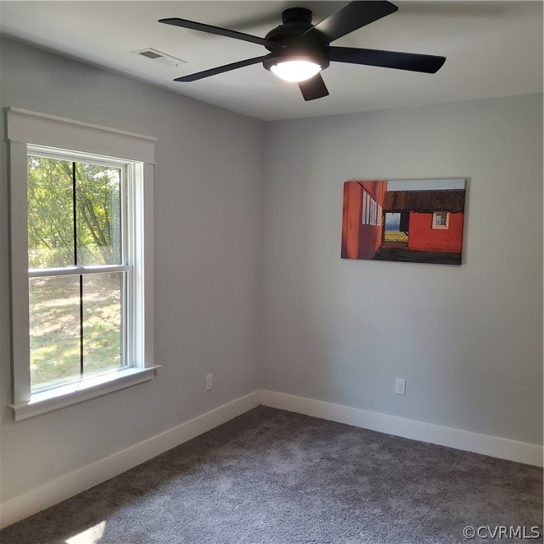 1793 Maidens Road Maidens, VA 23102 - Photo 27 of 40 en empty room with windows and ceiling fan