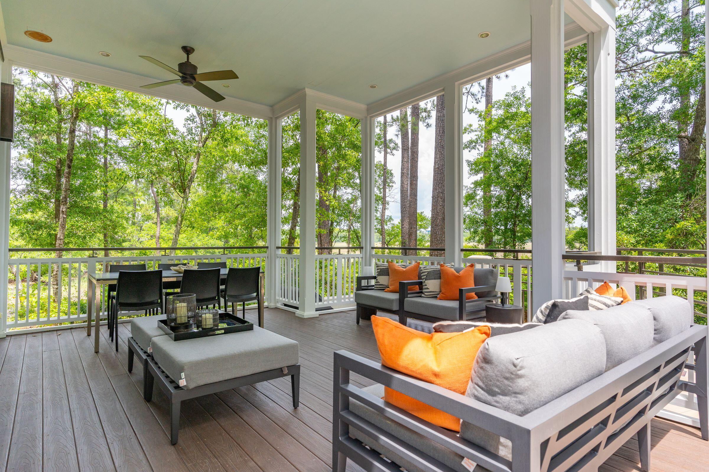 47 Robert Mills Circle Mount Pleasant, SC 29464 - Photo 21 of 98 Porch with private marsh & tidal views