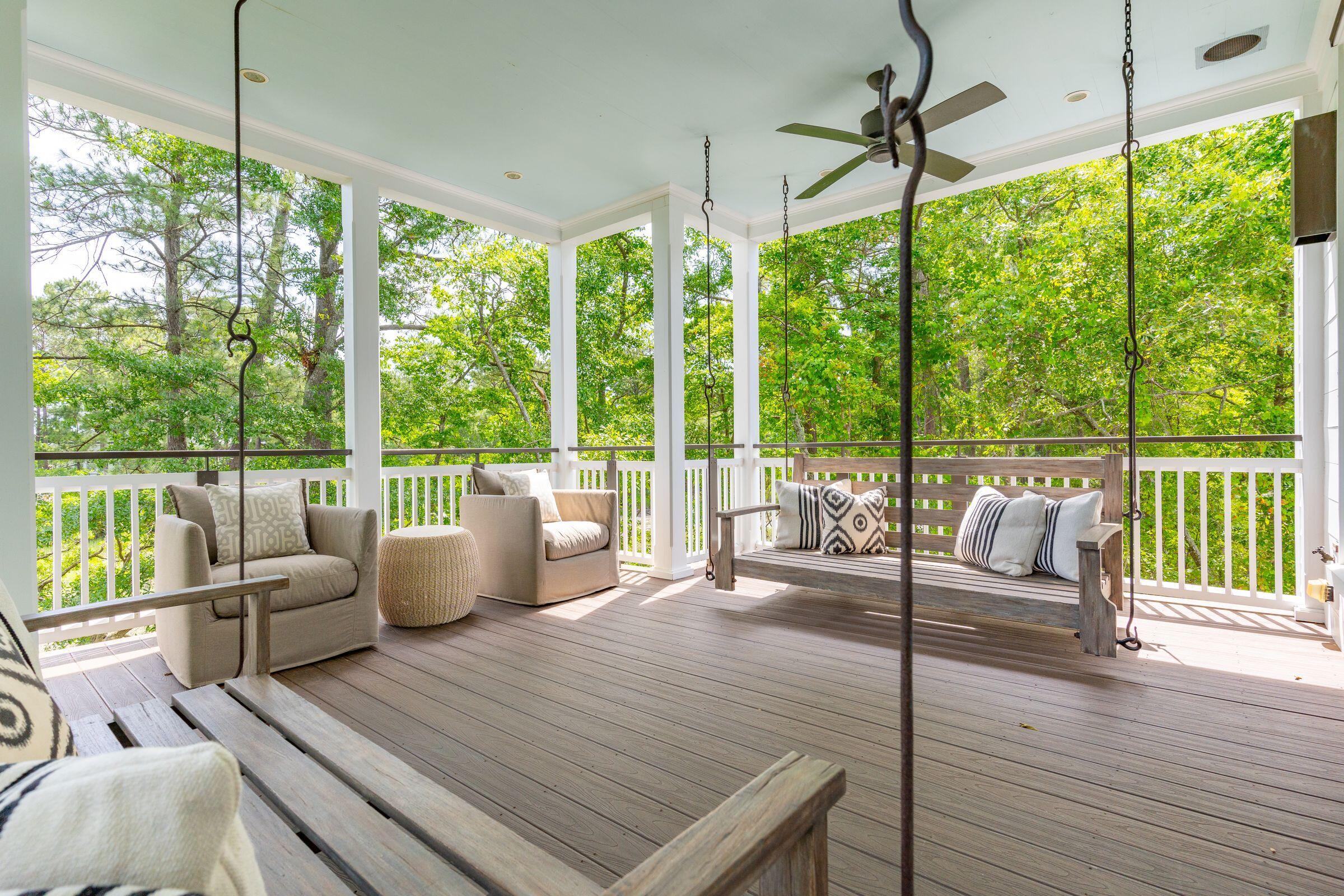 47 Robert Mills Circle Mount Pleasant, SC 29464 - Photo 48 of 98 Covered porch with marsh/tidal views