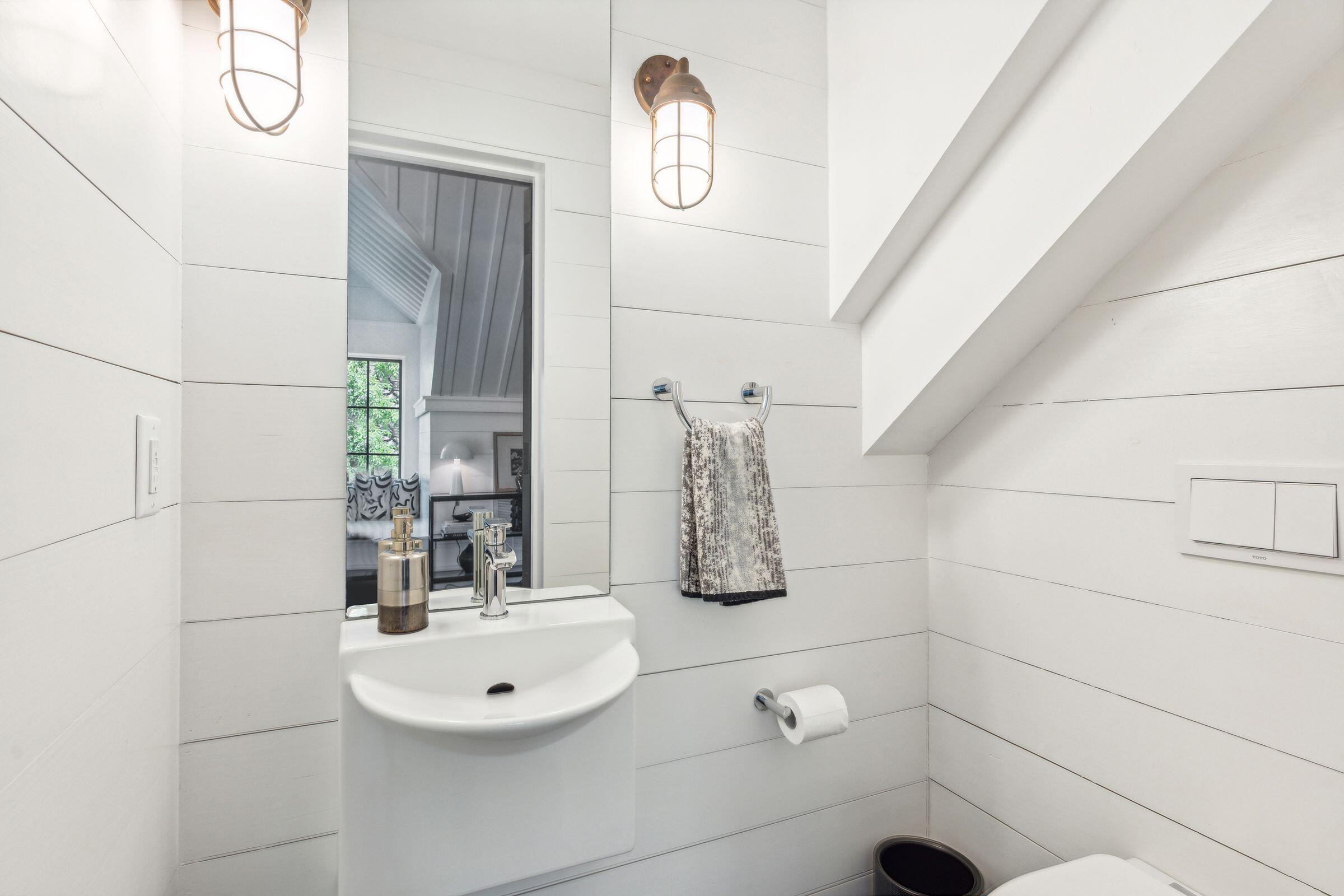 47 Robert Mills Circle Mount Pleasant, SC 29464 - Photo 73 of 98 Stylish powder room on 3rd level