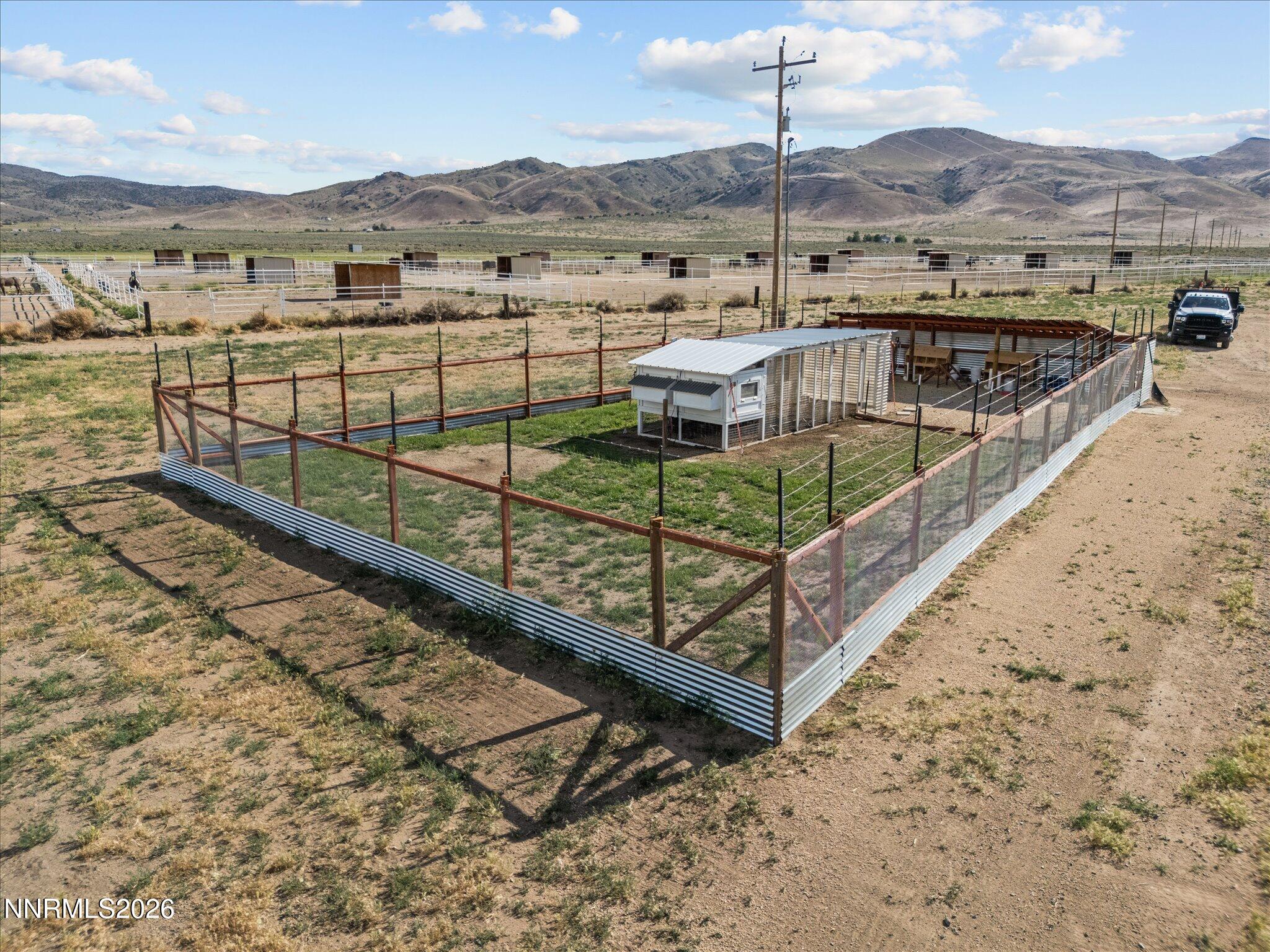 4555 Amy Road Reno, NV 89510 - Photo 57 of 74 a view of a terrace with a mountain