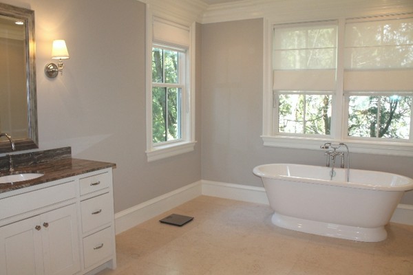 21 Parker Street Lexington, MA 02421 - Photo 19 of 30 a spacious bathroom with a bathtub and a sink
