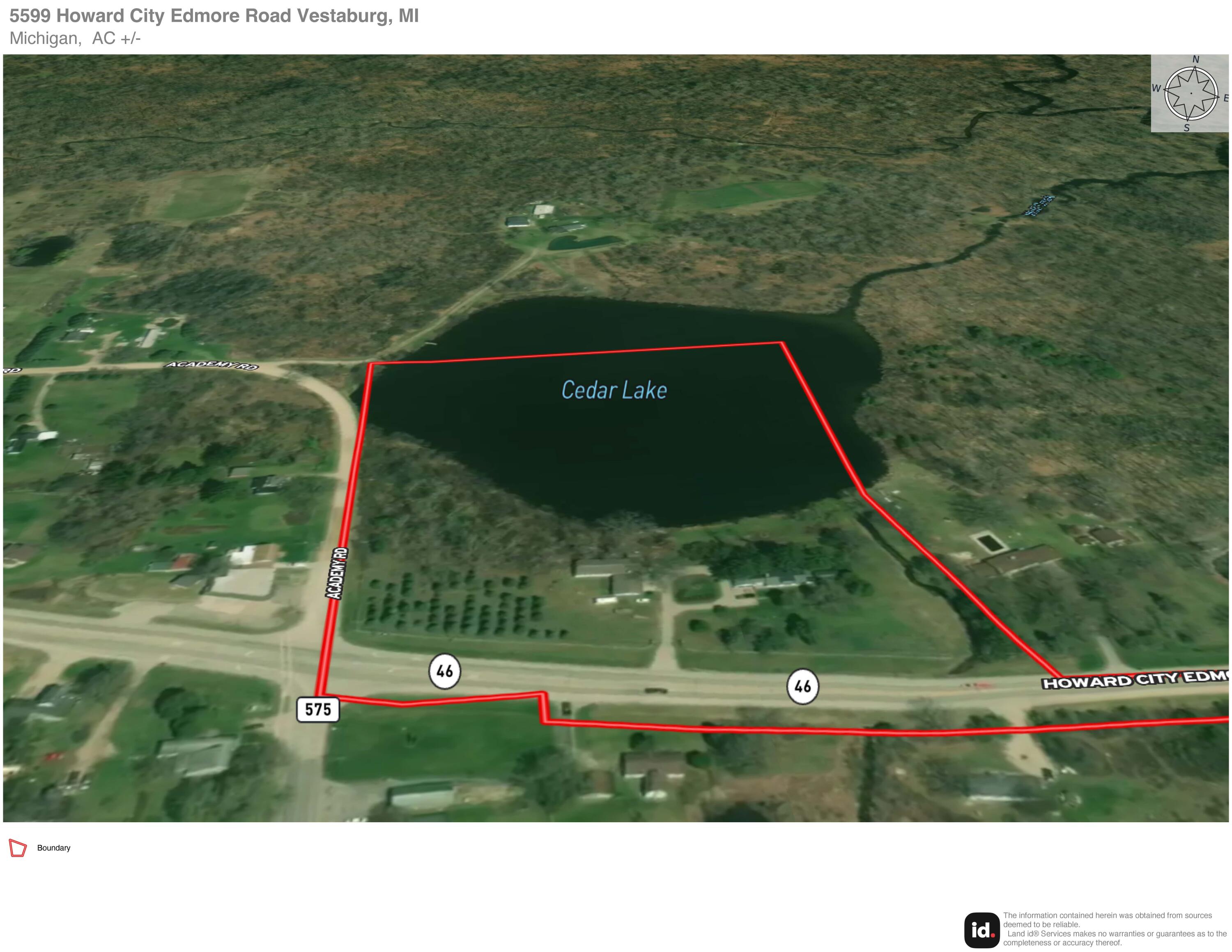 5599 Howard City Edmore Road Vestaburg, MI 48891 - Photo 5 of 47 Land ID Air 3D Photo 1