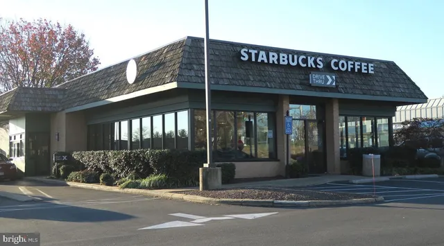 a view of a building with brick walls