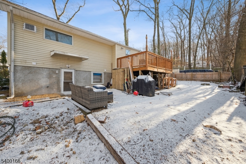 206 Brooklyn Mountain Road Hopatcong, NJ 07843 - Photo 18 of 18 a view of a back yard of the house