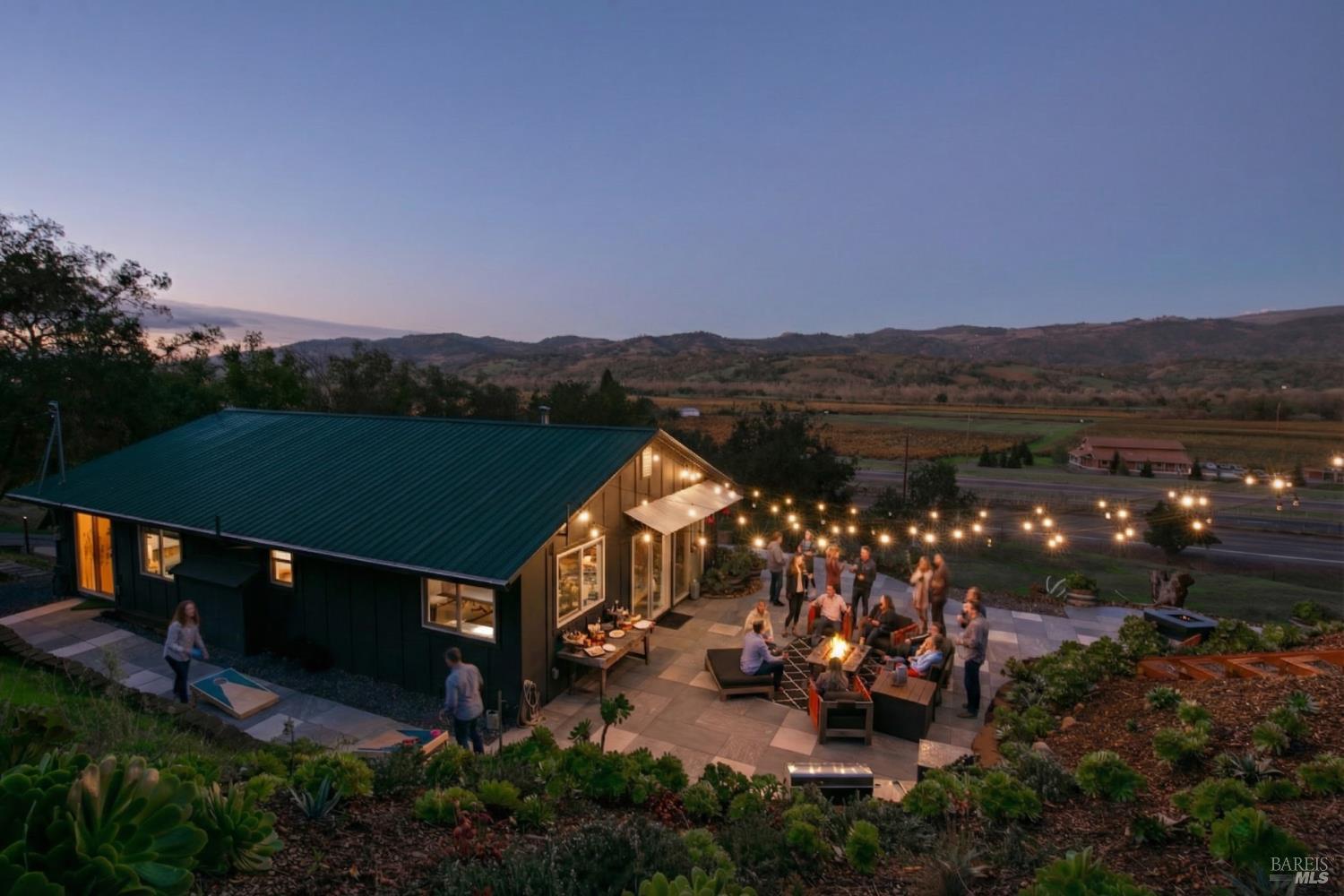 22855 Chianti Road Geyserville, CA 95411 - Photo 23 of 76 an aerial view of a house with a garden
