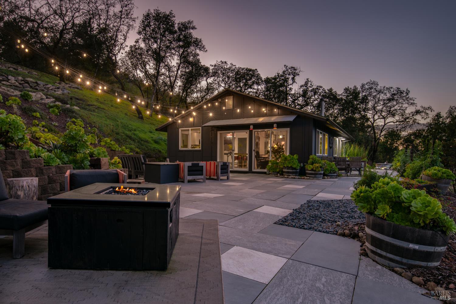 22855 Chianti Road Geyserville, CA 95411 - Photo 25 of 76 a front view of a house with patio