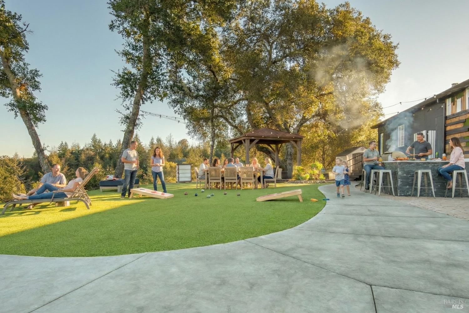 22855 Chianti Road Geyserville, CA 95411 - Photo 56 of 76 a view of a park with swings and slides