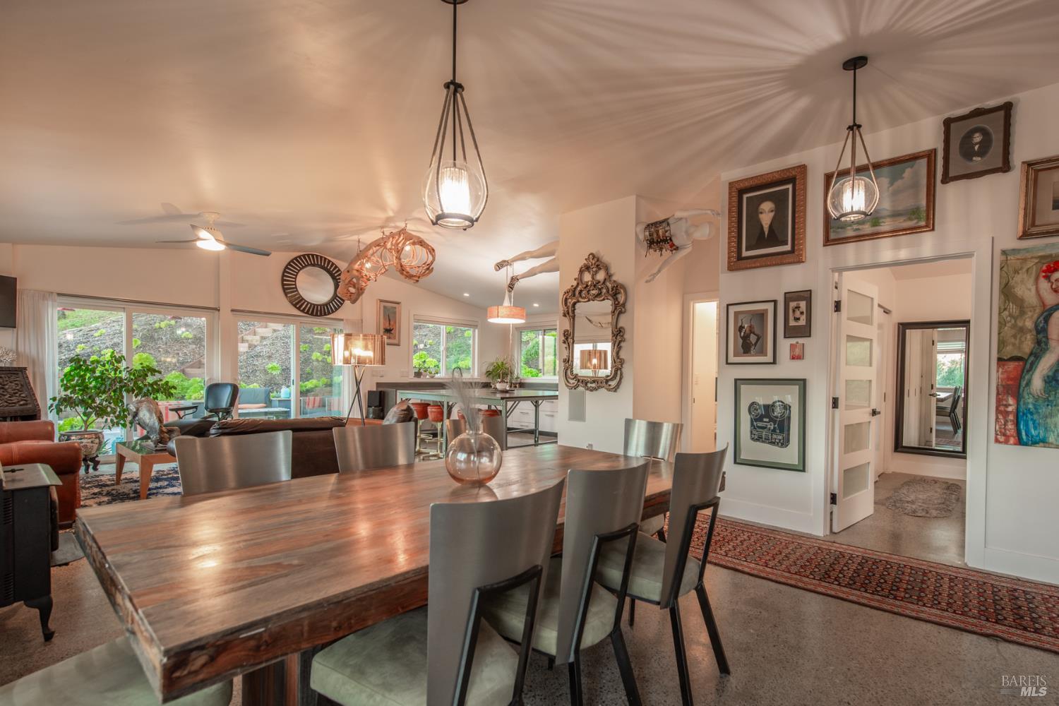 22855 Chianti Road Geyserville, CA 95411 - Photo 6 of 76 a view of a dining room and livingroom view