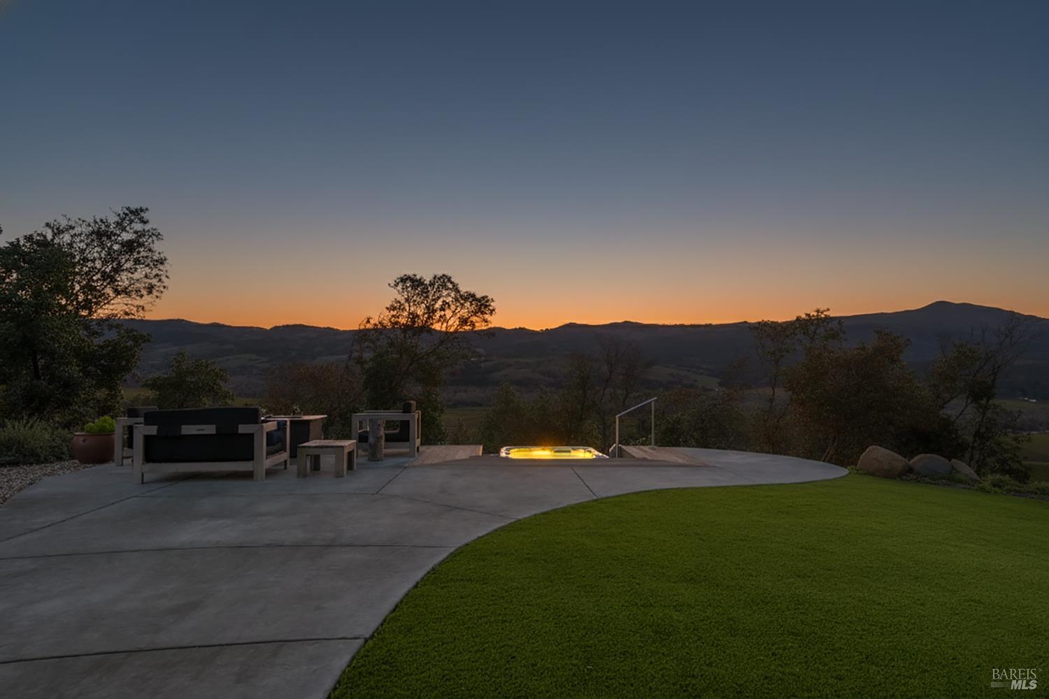 22855 Chianti Road Geyserville, CA 95411 - Photo 67 of 76 a view of outdoor space with mountain view