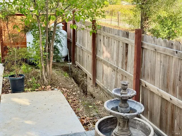 a house view with a seating space