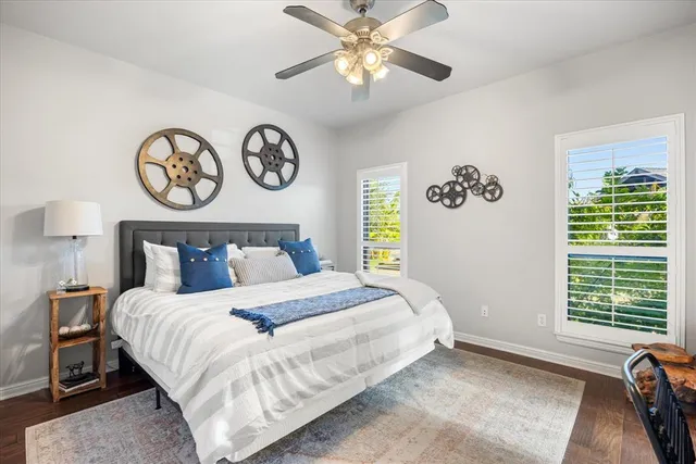 a view of a kitchen with furniture and a window