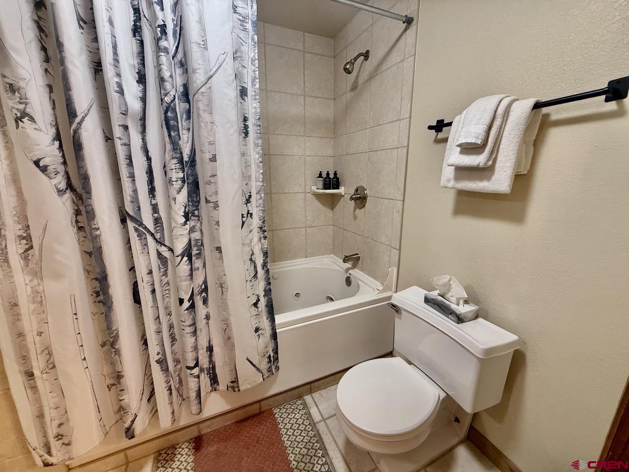 11 Snowmass Road, Unit 337 Crested Butte, CO 81225 - Photo 26 of 35 a white toilet sitting next to a bath tub