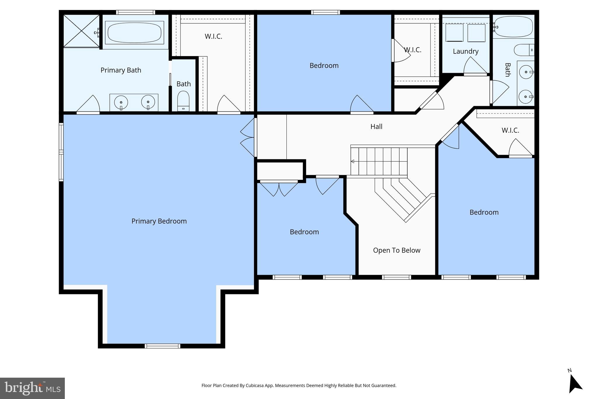2816 Mountain View Road Stafford, VA 22556 - Photo 48 of 49 Upper Level Floorplan