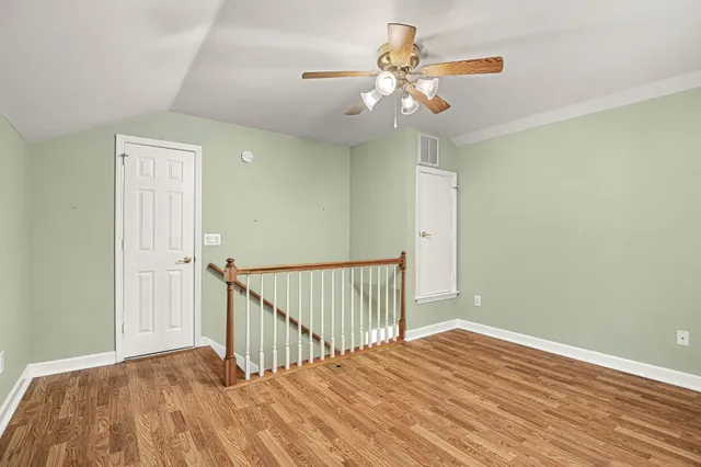 a view of an entryway with staircase