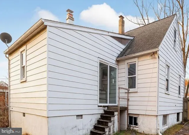 a view of a house with a balcony