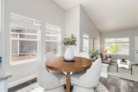 a living room with furniture and window