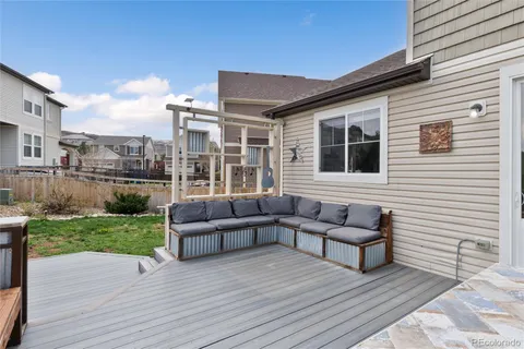 a view of a house with a deck