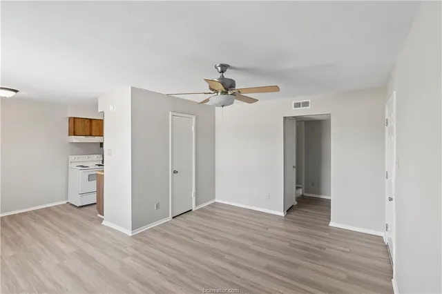 wooden floor in an empty room