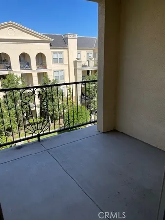 a view of a porch with a street