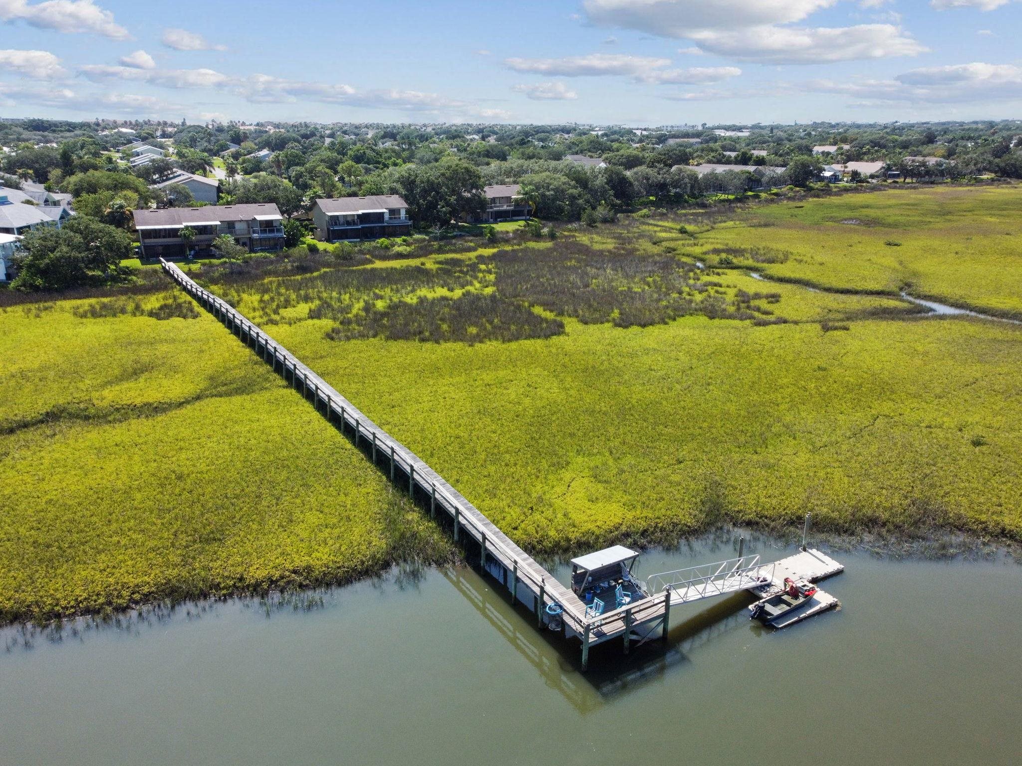 a view of a lake with a nearby beach