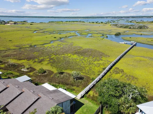 a view of an ocean and beach