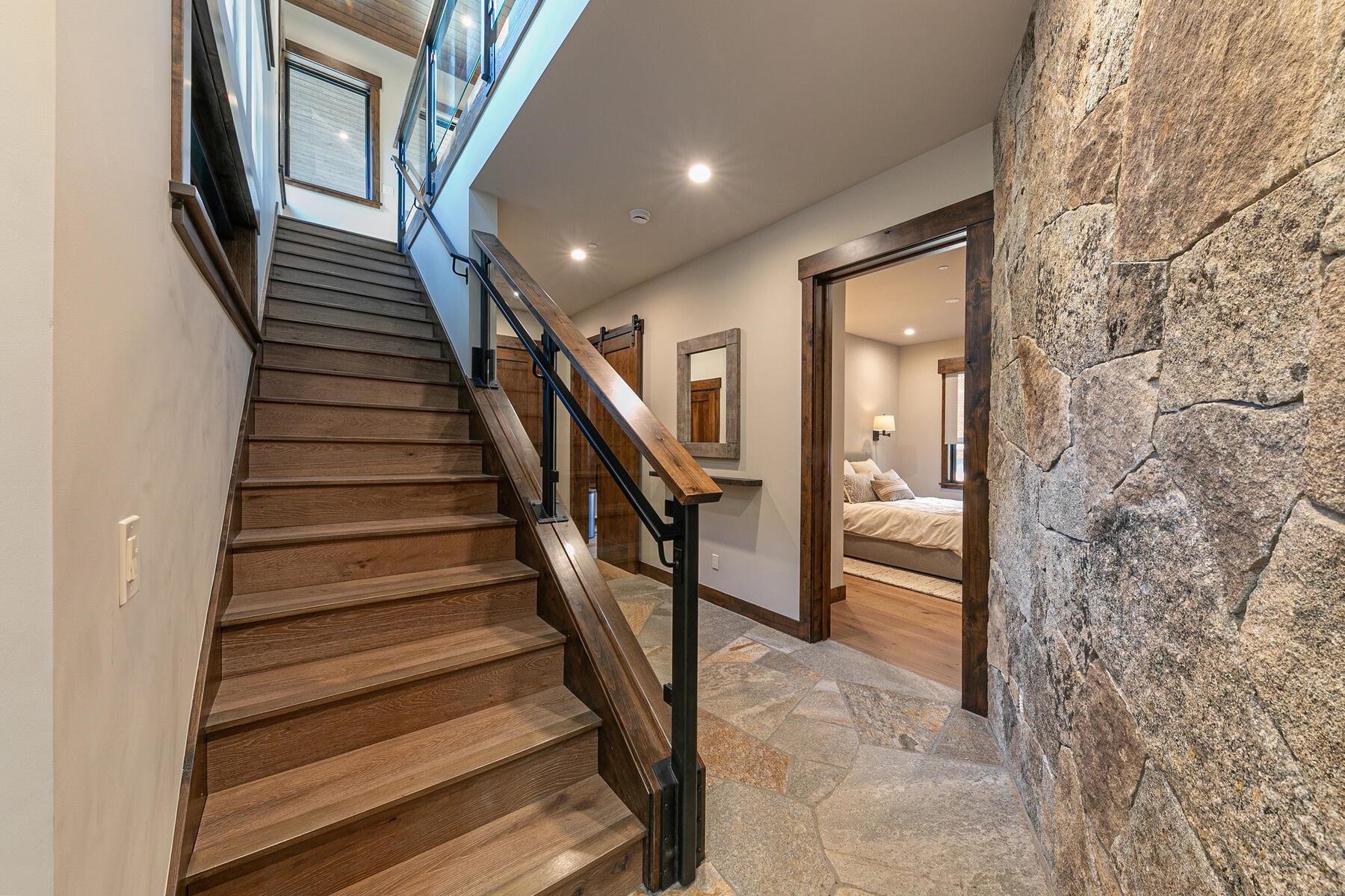 10645 Carson Range Road Truckee, CA 96161 - Photo 19 of 28 a view of entryway and hall with wooden floor