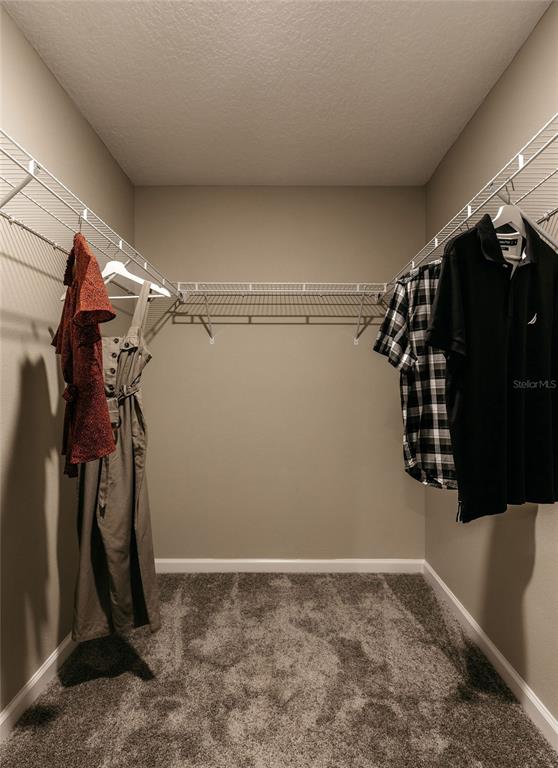 2011 Myrtle Pine Street Kissimmee, FL 34746 - Photo 12 of 28 a view of walk in closet with clothes and shoes