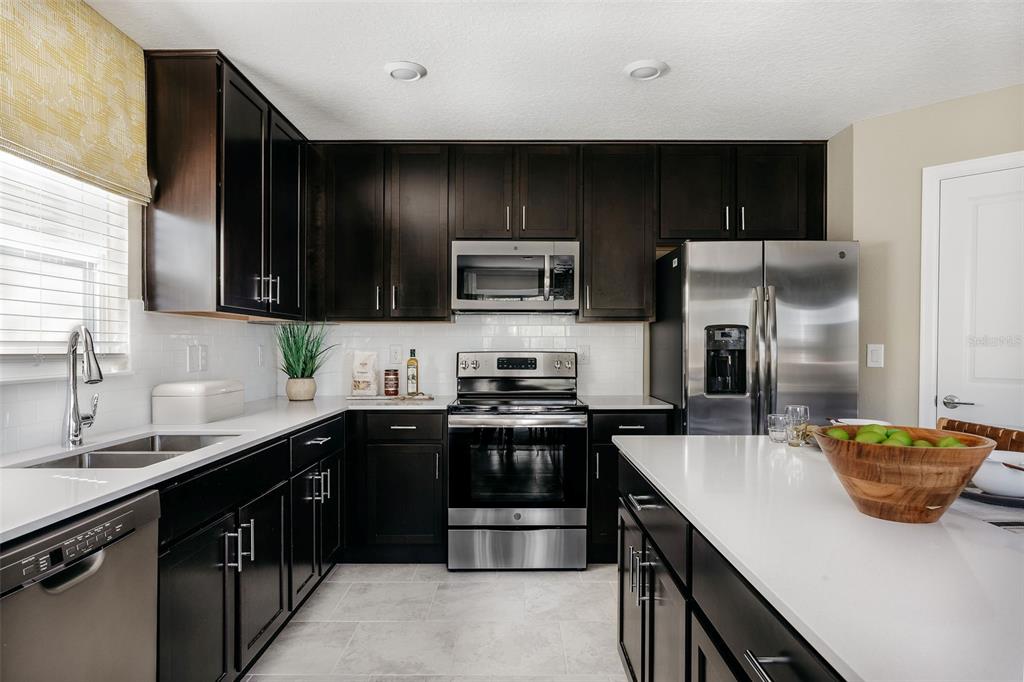 2011 Myrtle Pine Street Kissimmee, FL 34746 - Photo 8 of 28 a kitchen with a sink and steel appliances