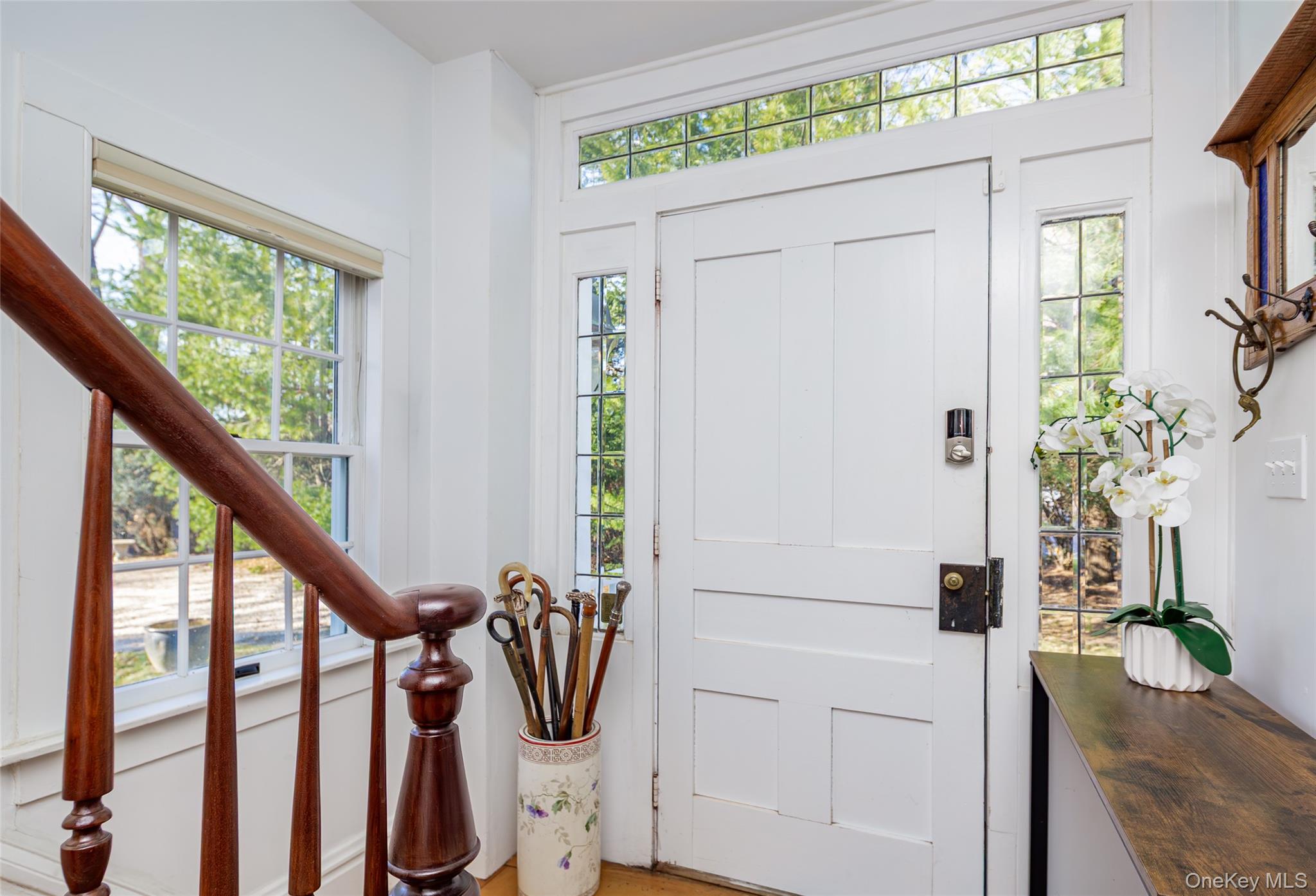 78 Mecox Road Water Mill, NY 11976 - Photo 6 of 41 a view of an entryway with wooden floor