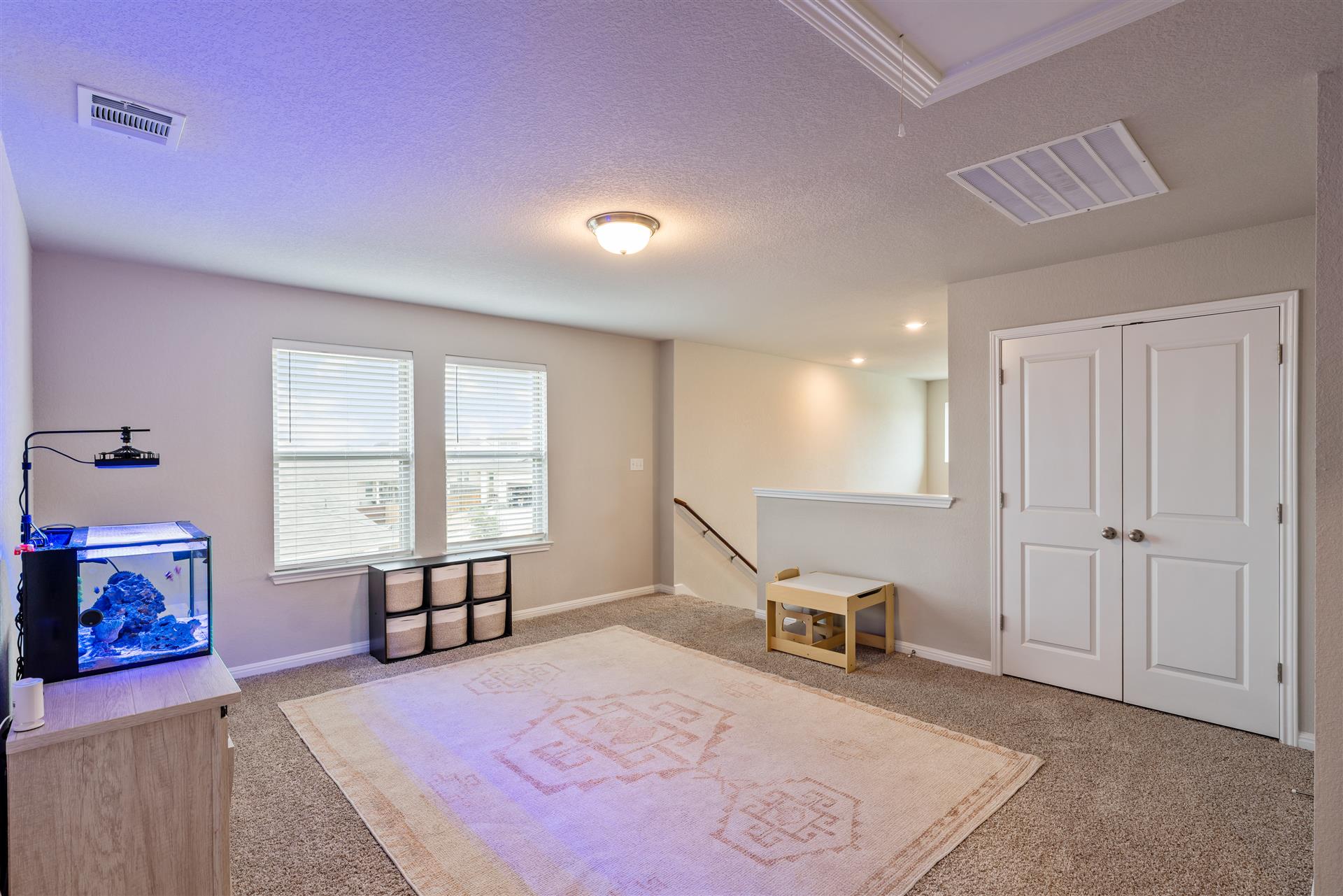 331 Mountain Valley Street Georgetown, TX 78628 - Photo 21 of 40 Upstairs features a large flex/gameroom with a large closet great for games, toys, storage, etc.