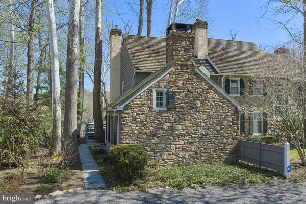 a aerial view of a house