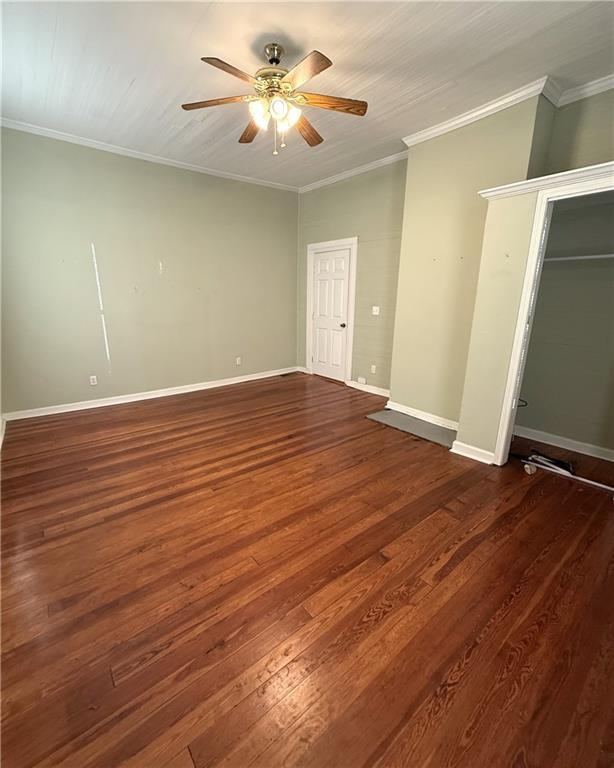 1740 Spring Street Northeast Conyers, GA 30012 - Photo 15 of 23 a view of empty room with wooden floor