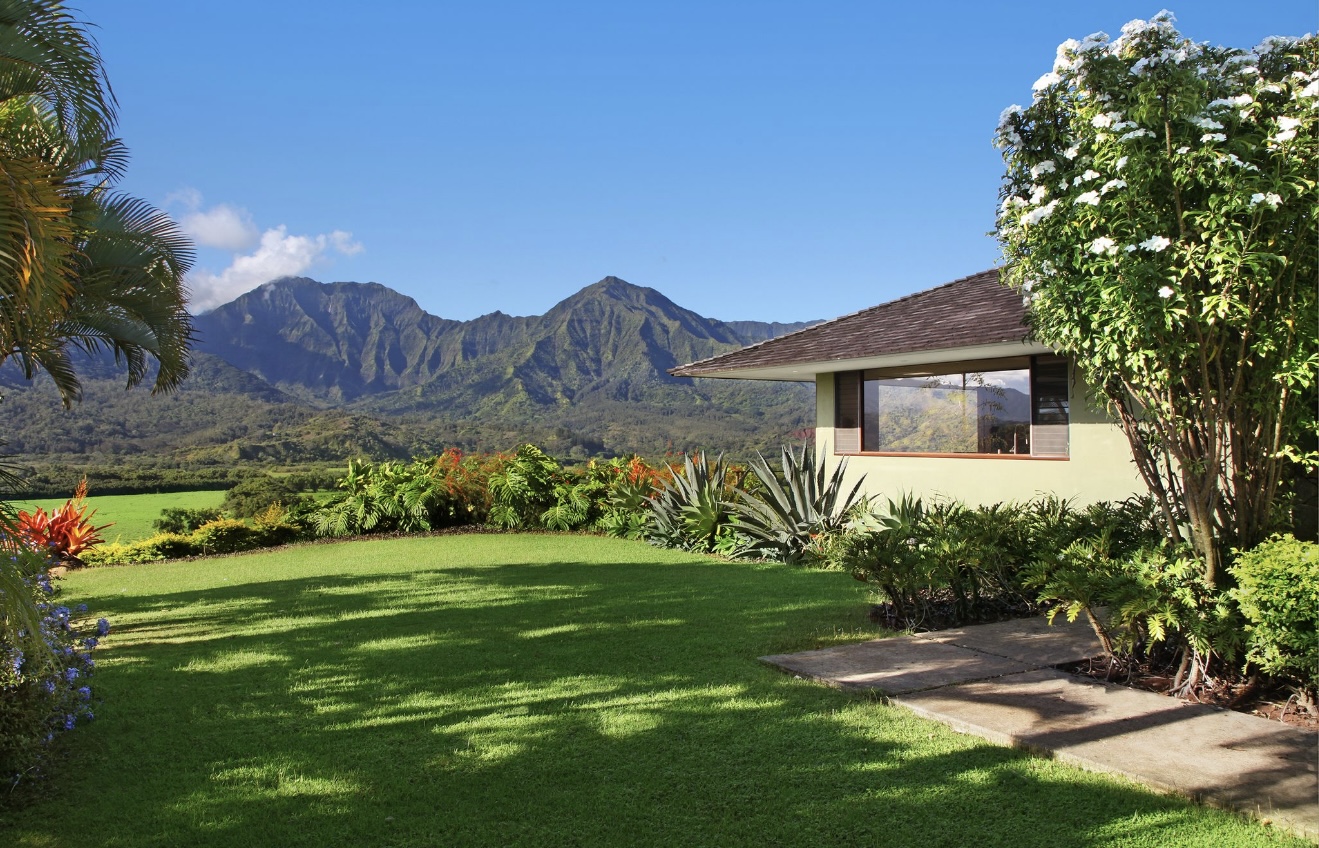 5181 Hanalei Plantation Road Princeville, HI 96722 - Photo 12 of 14 a view of a house with a yard