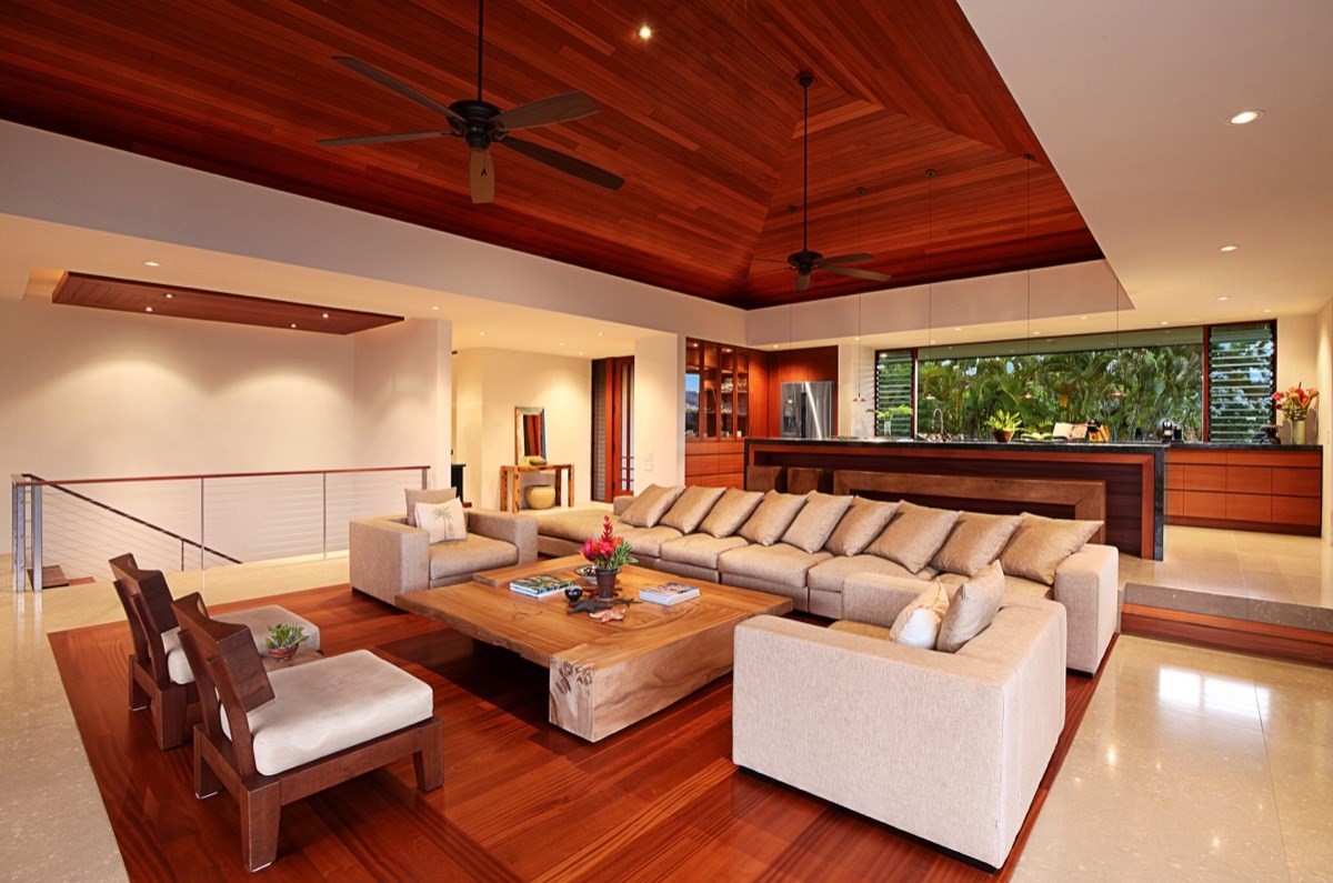 5181 Hanalei Plantation Road Princeville, HI 96722 - Photo 2 of 14 a living room with furniture and a large window