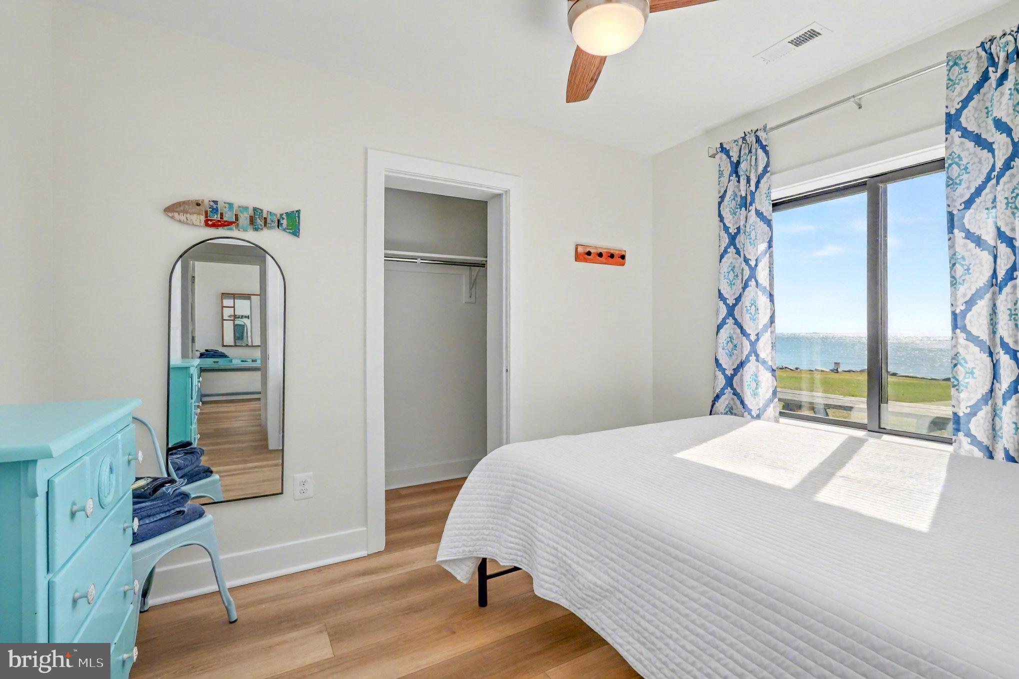 160 Shipwatch Lane Reedville, VA 22539 - Photo 23 of 54 Bedroom 2- overlooking the bay and private beach