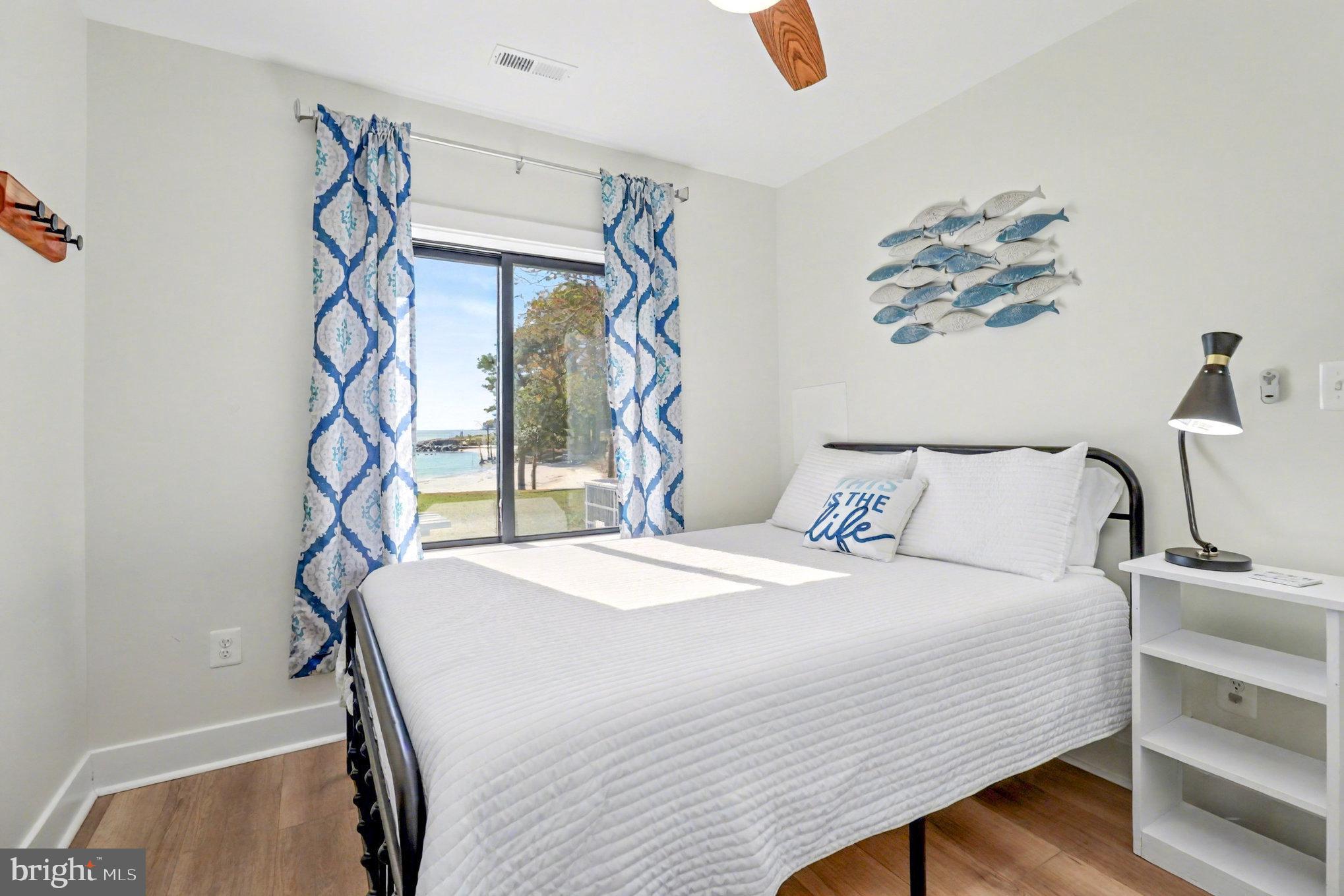 160 Shipwatch Lane Reedville, VA 22539 - Photo 24 of 54 Bedroom 2- overlooking the bay and private beach