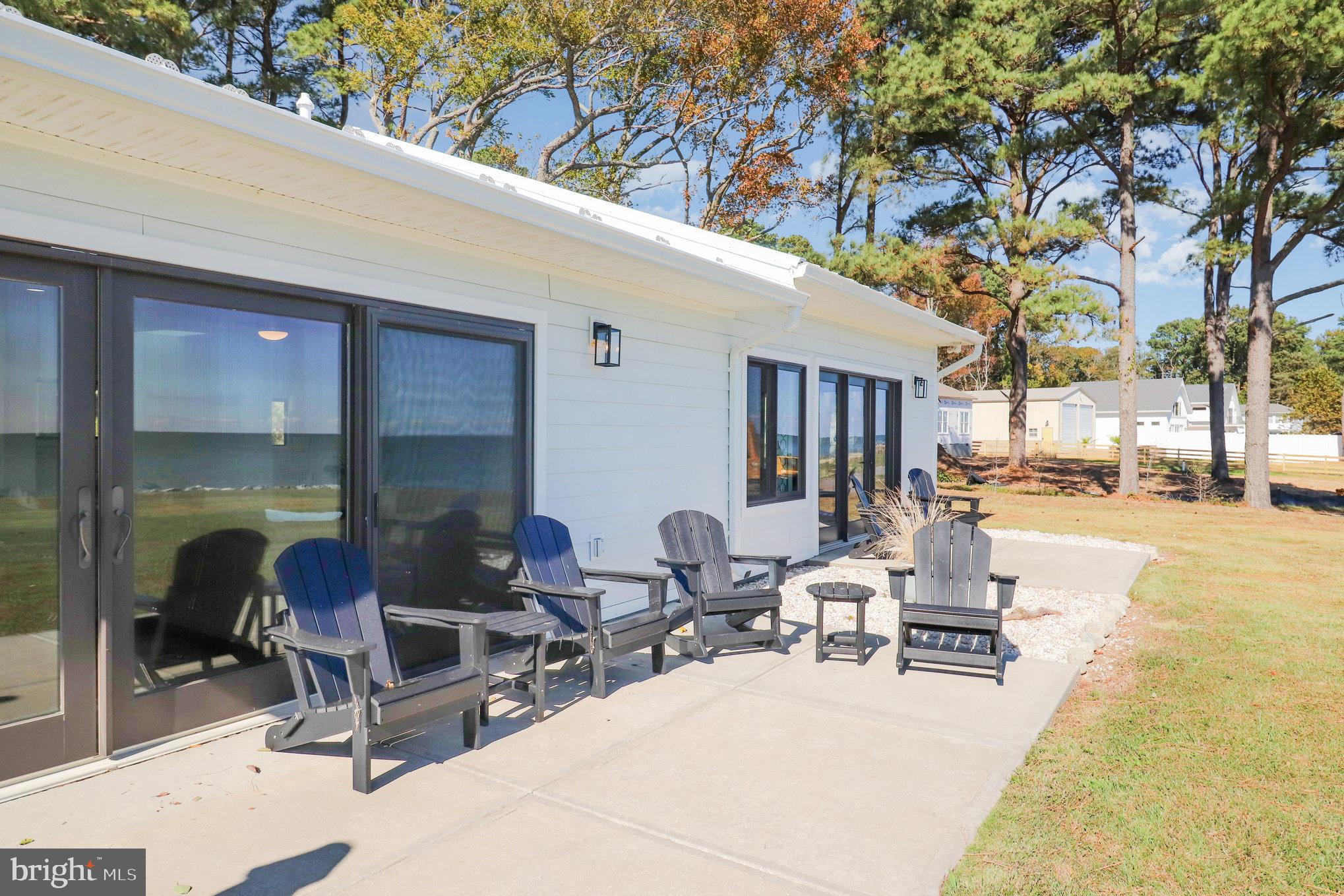 160 Shipwatch Lane Reedville, VA 22539 - Photo 41 of 54 Patio overlooking the Bay and lighthouse