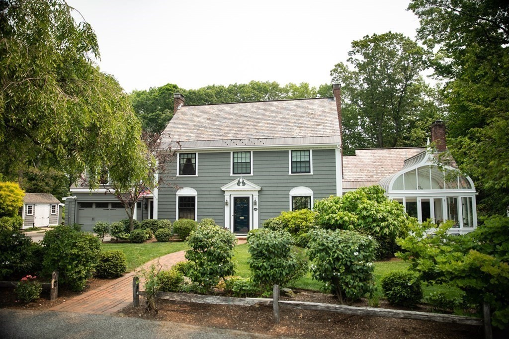 60 Damien Road Wellesley, MA 02481 - Photo 2 of 36 front view of a house with a yard