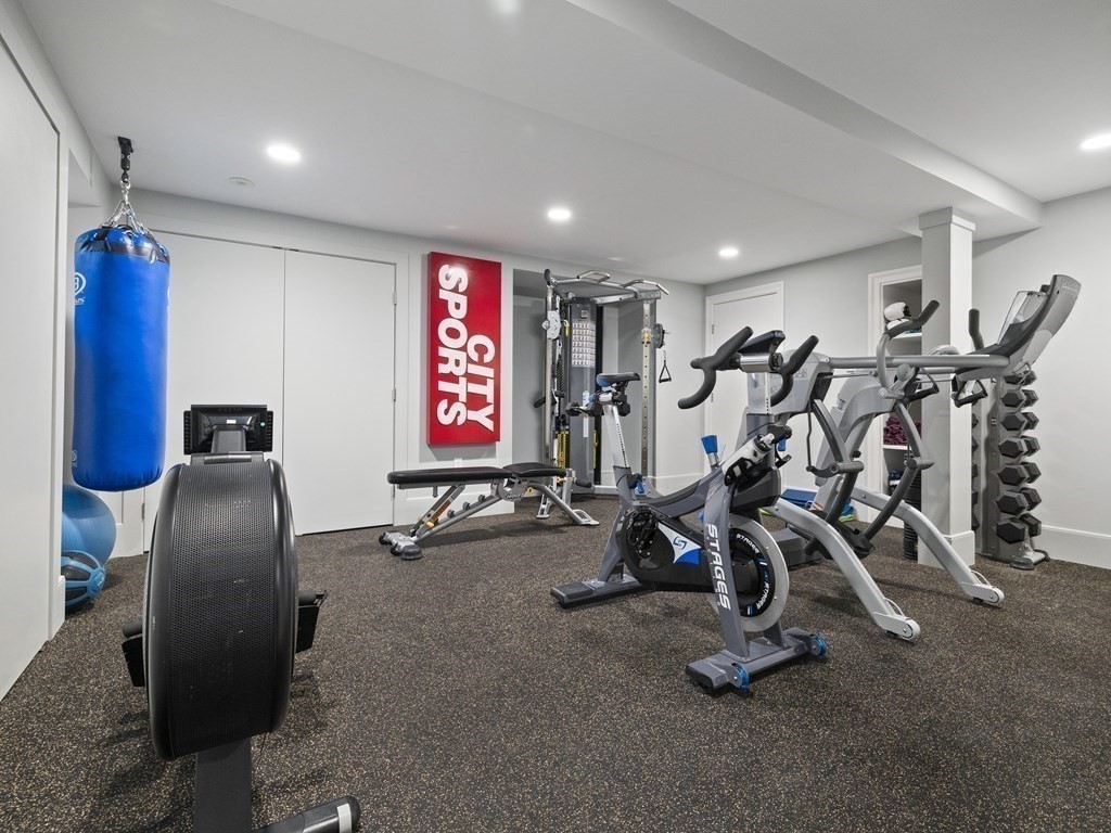 60 Damien Road Wellesley, MA 02481 - Photo 26 of 36 a view of a room with gym equipment