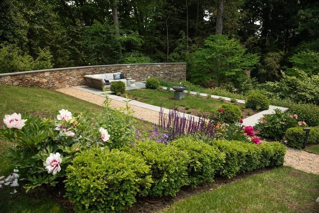 60 Damien Road Wellesley, MA 02481 - Photo 28 of 36 a view of a garden with flowers