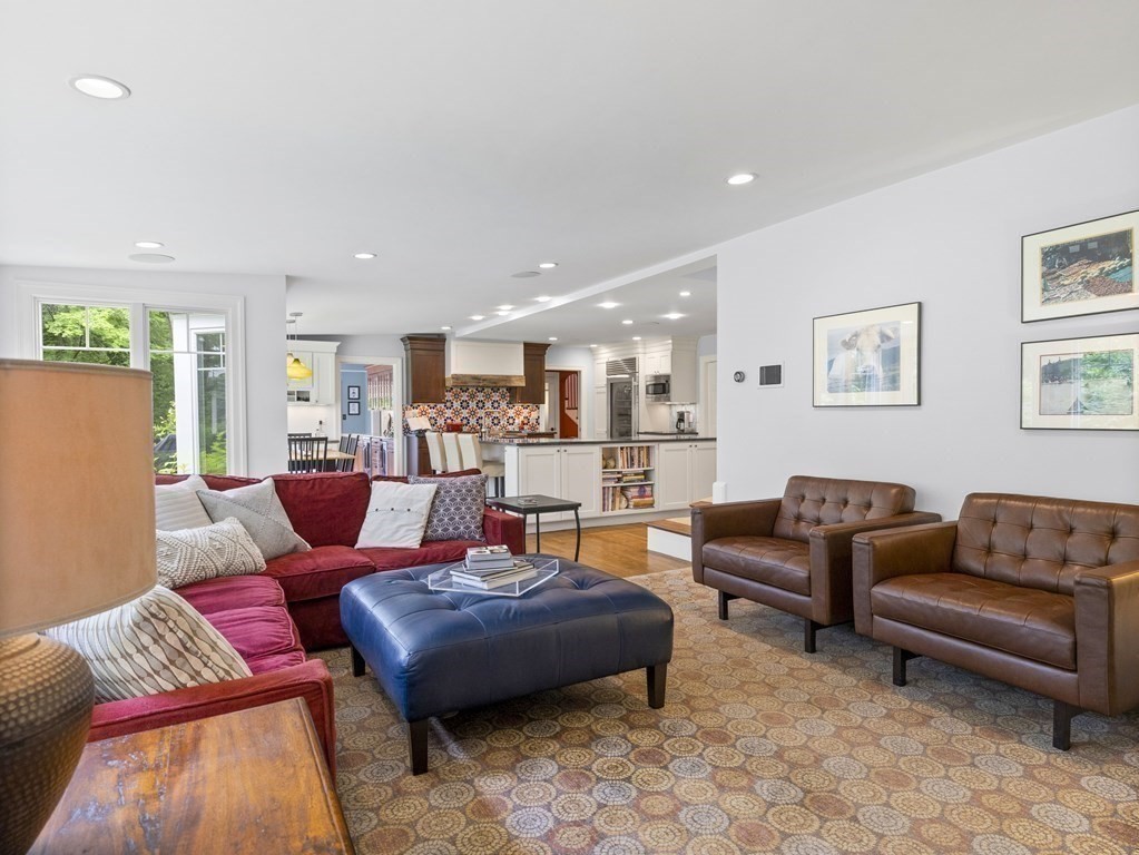60 Damien Road Wellesley, MA 02481 - Photo 5 of 36 a living room with furniture and kitchen view