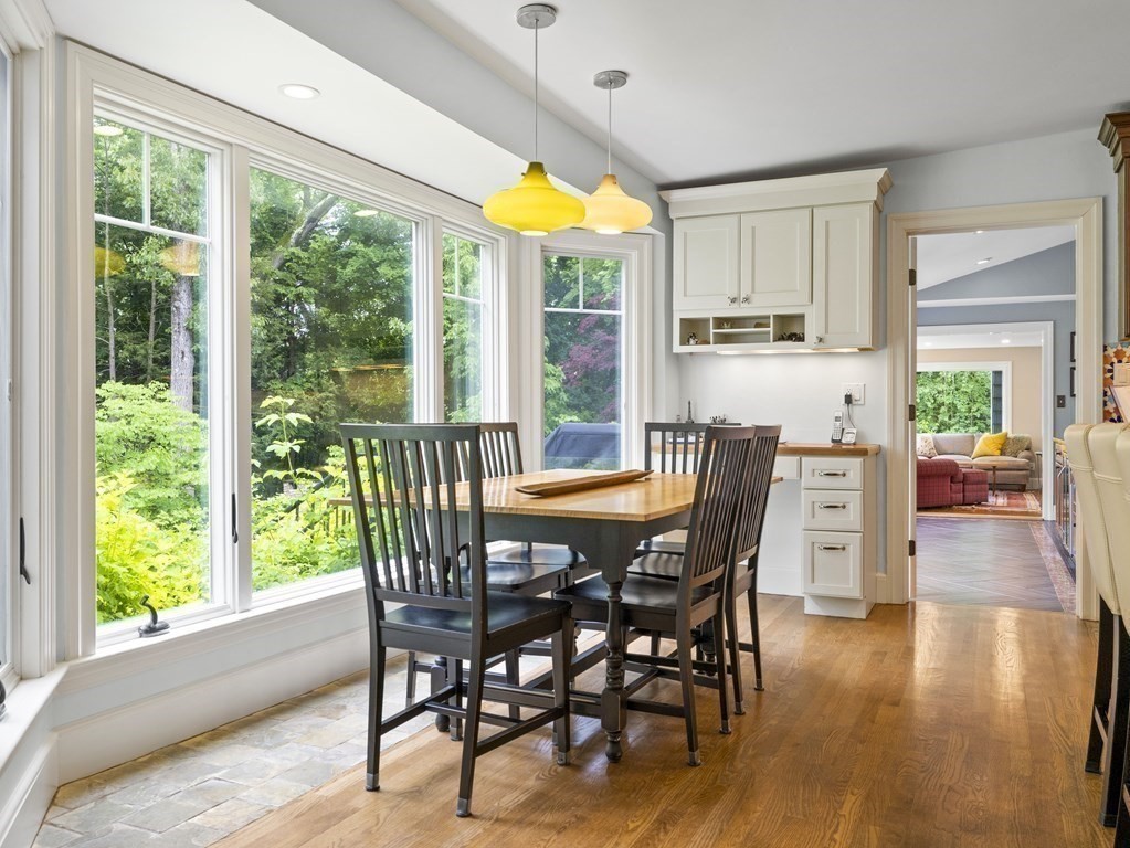 60 Damien Road Wellesley, MA 02481 - Photo 7 of 36 a dining room with furniture window wooden floor