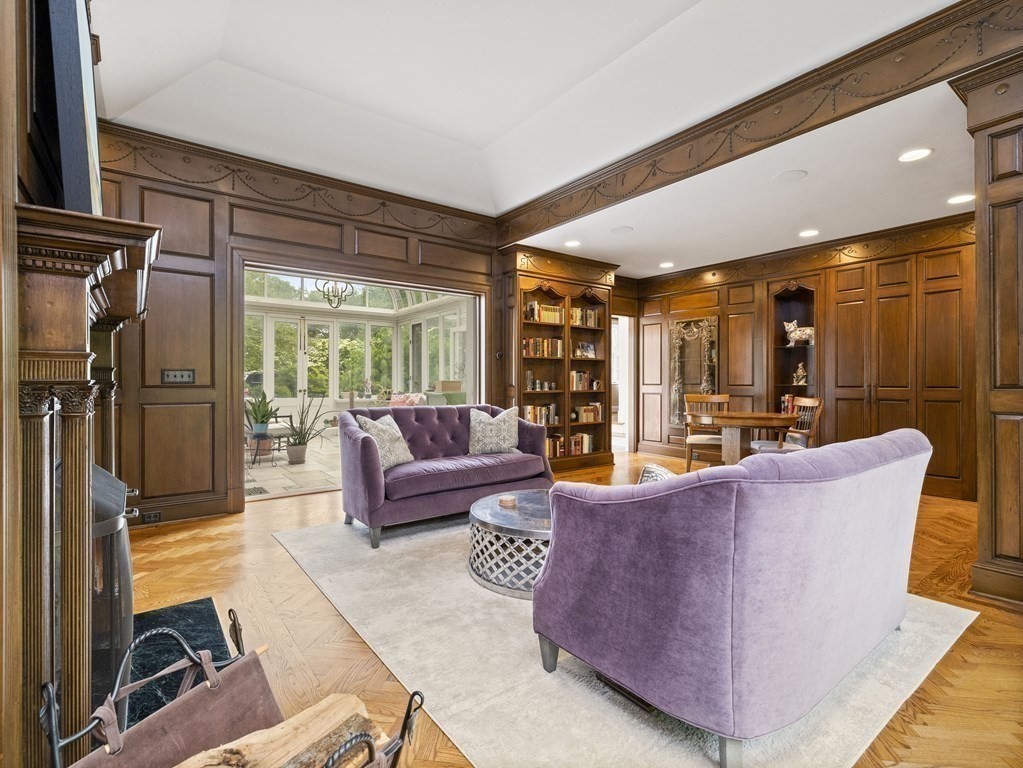 60 Damien Road Wellesley, MA 02481 - Photo 10 of 36 a living room with furniture a large window with outer view