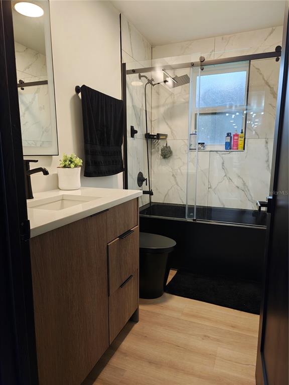 820 North Wekiwa Springs Road Apopka, FL 32712 - Photo 44 of 51 a bathroom with a sink and a mirror