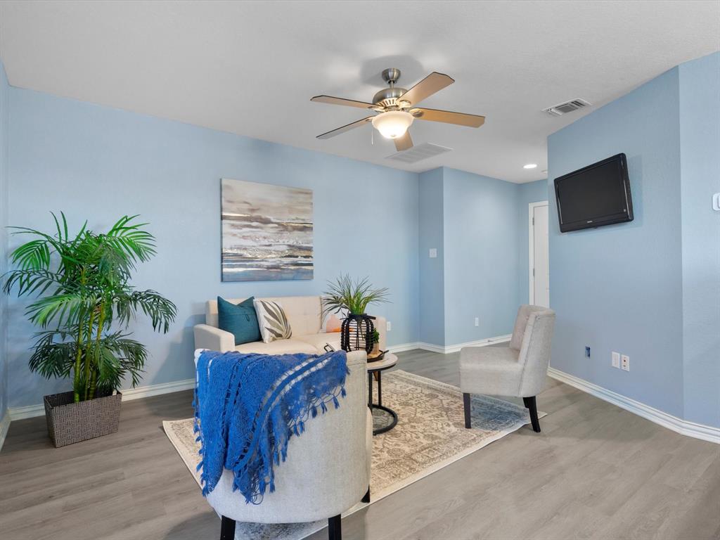 1311 Roe Helm Drive Rhome, TX 76078 - Photo 29 of 35 Living area for Mother-in-law suite, guest house or cacita! Any way you say it, it's a beautiful, cozy place for short or long-term guests