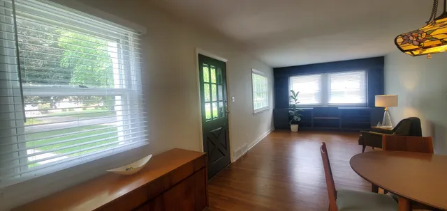 a room with furniture and a window