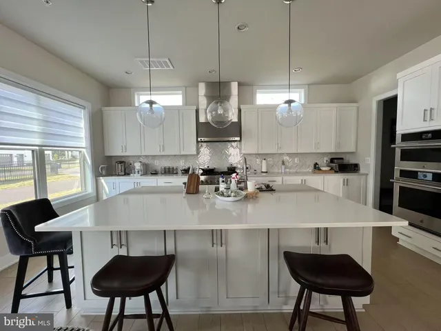 a workspace with furniture and window